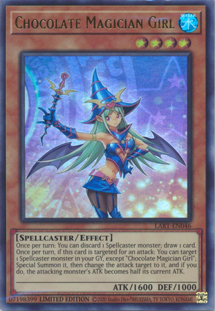 Chocolate Magician Girl LART EN046 Ultra Rare Limited Edition Chocolate Magician Girl LART EN046 Ultra Rare Limited Edition