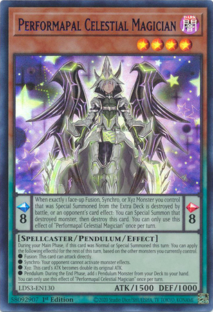 Performapal Celestial Magician Blue LDS3 EN130 Ultra Rare 1st Edition Legendary Duelists Season 3 LDS3 1st Edition Singles Performapal Celestial Magician Blue LDS3 EN130 Ultra Rare 1st Edition Legendary Duelists Season 3 LDS3 1st Edition Singles