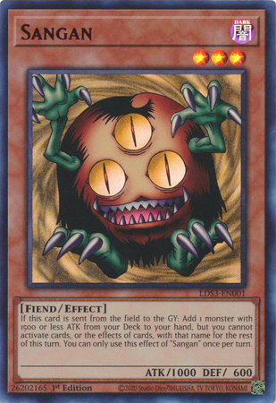 Sangan Red LDS3 EN001 Ultra Rare 1st Edition Legendary Duelists Season 3 LDS3 1st Edition Singles Sangan Red LDS3 EN001 Ultra Rare 1st Edition Legendary Duelists Season 3 LDS3 1st Edition Singles