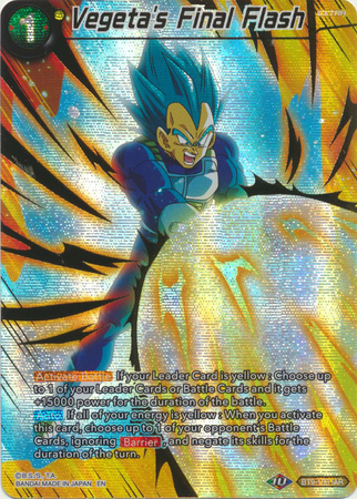 Vegeta's Final Flash - Dragonball Super TCG