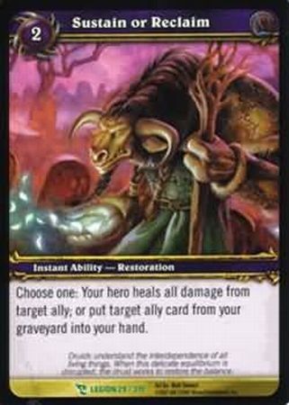 Sustain or Reclaim 29 319 Uncommon Sustain or Reclaim 29 319 Uncommon