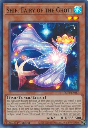 Shif Fairy of the Ghoti POTE EN087 Super Rare 1st Edition Power of the Elements 1st Edition Singles Shif Fairy of the Ghoti POTE EN087 Super Rare 1st Edition Power of the Elements 1st Edition Singles