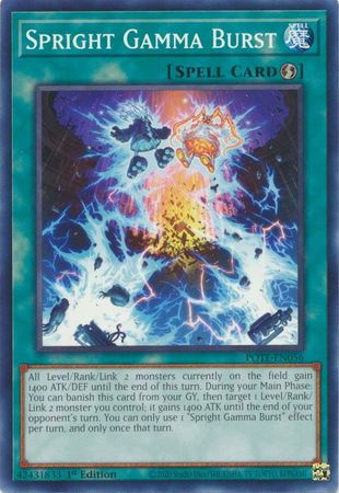 Spright Gamma Burst POTE EN056 Common 1st Edition Spright Gamma Burst POTE EN056 Common 1st Edition