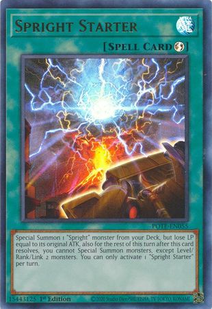 Spright Starter POTE EN055 Ultra Rare 1st Edition Spright Starter POTE EN055 Ultra Rare 1st Edition