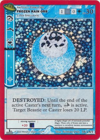 Frozen Rain Orb 036 165 Gold Holo 1st Edition Frozen Rain Orb 036 165 Gold Holo 1st Edition