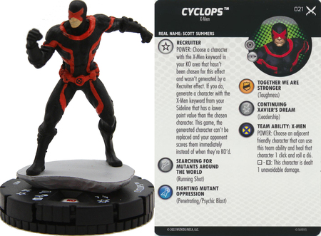 Cyclops #021 X-Men X of Swords Marvel Heroclix