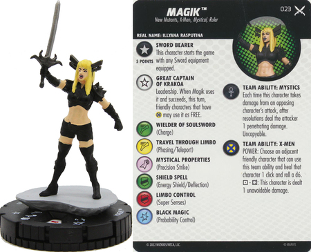 Magik 023 X Men X of Swords Marvel Heroclix Magik 023 X Men X of Swords Marvel Heroclix