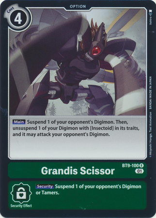 Grandis Scissor BT9 100 R Rare Grandis Scissor BT9 100 R Rare