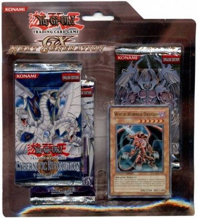 GX Next Generation Blister Pack includes White Horned Dragon UR 3 Packs Yugioh Yu Gi Oh Sealed Product GX Next Generation Blister Pack includes White Horned Dragon UR 3 Packs Yugioh Yu Gi Oh Sealed Product