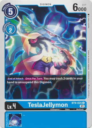 TeslaJellymon BT9 025 C Common X Record BT09 Singles TeslaJellymon BT9 025 C Common X Record BT09 Singles