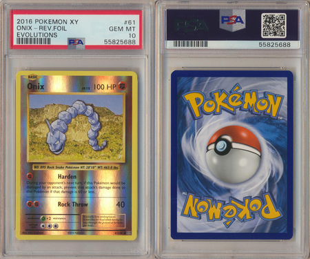 Pokemon - Onix (61/108) - XY Evolutions - Reverse Holo