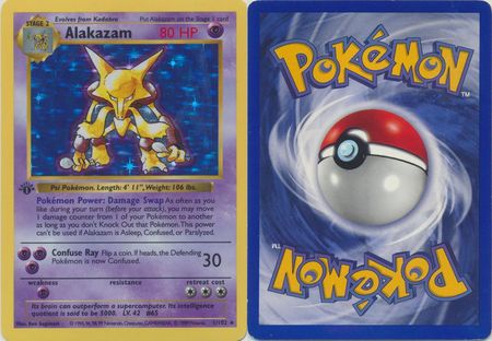 Alakazam - Base Set 1st Edition - Pokemon | TrollAndToad