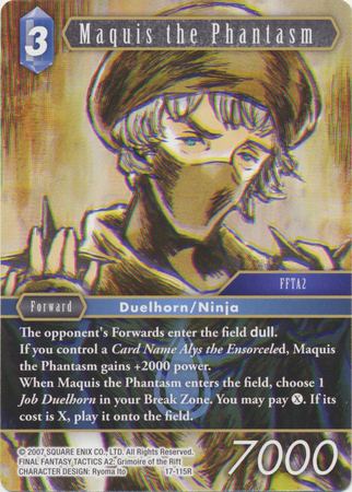 Maquis the Phantasm 17 115R Rare Maquis the Phantasm 17 115R Rare