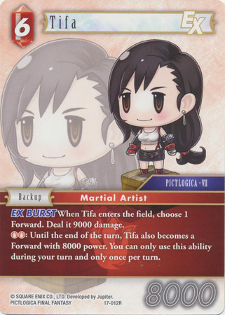 Tifa EX 17 012R Rare Tifa EX 17 012R Rare