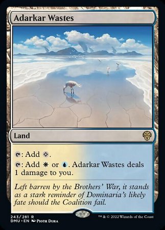Adarkar Wastes 243 281 Dominaria United Singles Adarkar Wastes 243 281 Dominaria United Singles