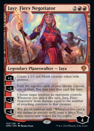 Jaya Fiery Negotiator 133 281 Dominaria United Singles Jaya Fiery Negotiator 133 281 Dominaria United Singles