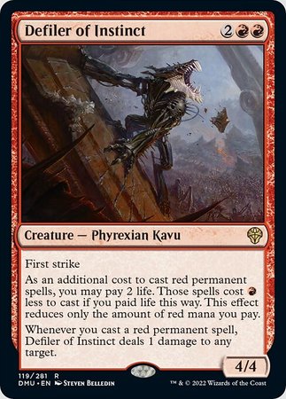 Defiler of Instinct 119 281 Dominaria United Singles Defiler of Instinct 119 281 Dominaria United Singles