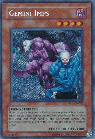 Gemini Imps PP01 EN005 Secret Rare Gemini Imps PP01 EN005 Secret Rare