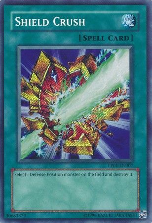 Shield Crush PP01 EN007 Secret Rare Shield Crush PP01 EN007 Secret Rare
