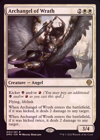 Archangel of Wrath 003 281 Foil Archangel of Wrath 003 281 Foil