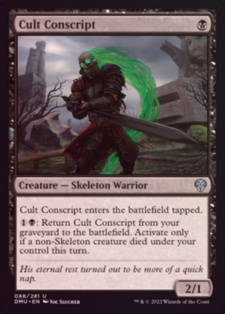 Cult Conscript 088 281 Foil Cult Conscript 088 281 Foil