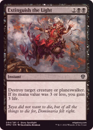 Extinguish the Light 094 281 Foil Extinguish the Light 094 281 Foil