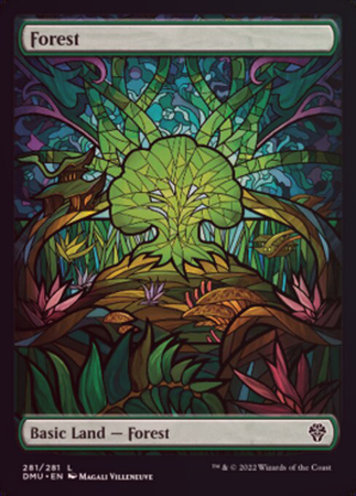 Forest 281 281 Showcase Stained Glass Foil Forest 281 281 Showcase Stained Glass Foil