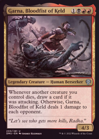 Garna Bloodfist of Keld 200 281 Foil Garna Bloodfist of Keld 200 281 Foil