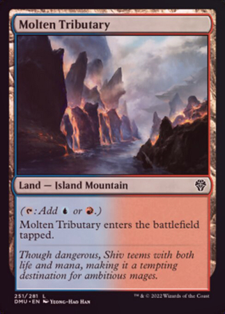 Molten Tributary 251 281 Foil Dominaria United Foil Singles Molten Tributary 251 281 Foil Dominaria United Foil Singles