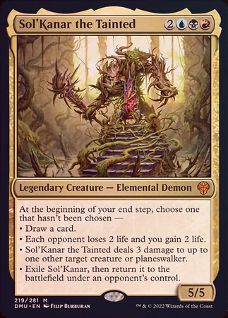 Sol Kanar the Tainted 219 281 Foil Dominaria United Foil Singles Sol Kanar the Tainted 219 281 Foil Dominaria United Foil Singles