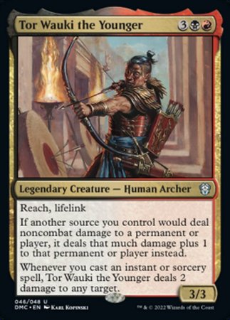 Tor Wauki the Younger 046 048 Dominaria United Commander Tor Wauki the Younger 046 048 Dominaria United Commander