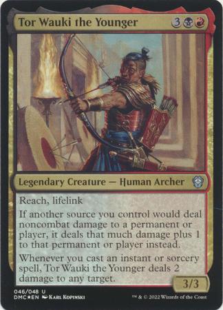 Tor Wauki the Younger 046 048 Foil Dominaria United Commander Tor Wauki the Younger 046 048 Foil Dominaria United Commander