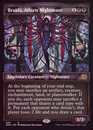 Braids Arisen Nightmare 288 Showcase Stained Glass Foil Braids Arisen Nightmare 288 Showcase Stained Glass Foil