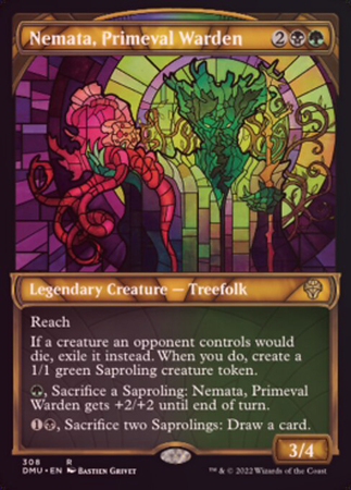 Nemata Primeval Warden 308 Showcase Stained Glass Foil Nemata Primeval Warden 308 Showcase Stained Glass Foil