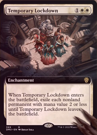 Temporary Lockdown 389 Extended Art Foil Temporary Lockdown 389 Extended Art Foil