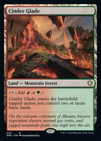 Cinder Glade 203 Dominaria United Commander Cinder Glade 203 Dominaria United Commander