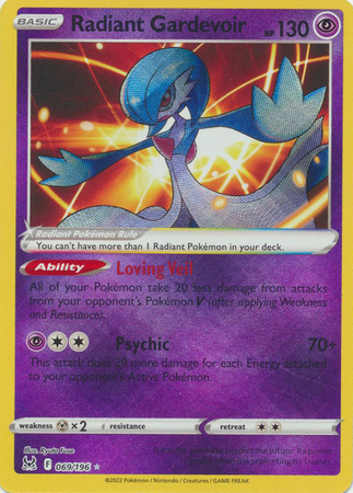 Radiant Gardevoir (Lost Origin 069/196) – TCG Collector