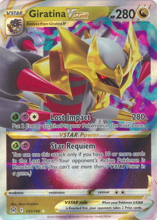 Pokemon - Giratina V 130/196 - Lost Origin Ultra Rare Card : : Toys