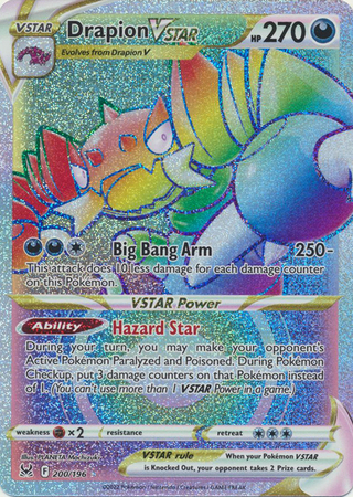 Pokemon 119/196 Drascore VSTAR Full Art EB11 Epee et Bouclier 11