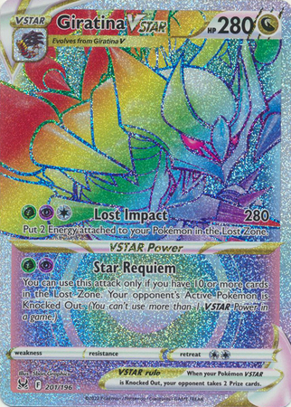 Carta Pokemon Giratina V Astro Rainbow