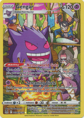 Pokémon TCG Gengar Lost Origin TG TG06/TG30 Holo PSA 9