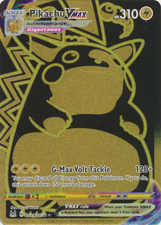 Helping my son: Origin of this Pikachu Vmax Gold Card (Rainbow Art
