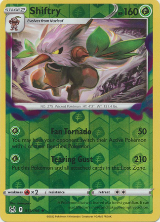 Mirage Gate 163/196 in Portuguese Lost Origin Pokémon TCG