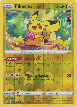 Carte Pokémon EB11 052/196 Pikachu