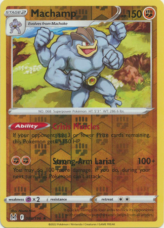 Machamp - 088/196 - Holo Rare Reverse Holo