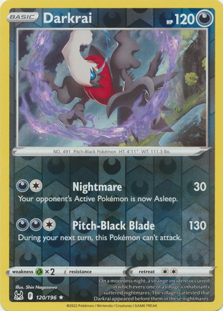 Darkrai [Reverse Holo] #120 Prices, Pokemon Lost Origin