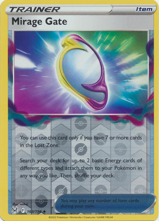 Mirage Gate 163/196 in Portuguese Lost Origin Pokémon TCG