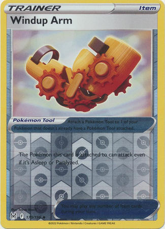 Windup Arm 170 196 Uncommon Reverse Holo Windup Arm 170 196 Uncommon Reverse Holo