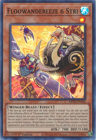 Floowandereeze Stri MP22 EN196 Super Rare 1st Edition 2022 Mega Tin Pharaoh s Gods 1st Edition Singles Floowandereeze Stri MP22 EN196 Super Rare 1st Edition 2022 Mega Tin Pharaoh s Gods 1st Edition Singles