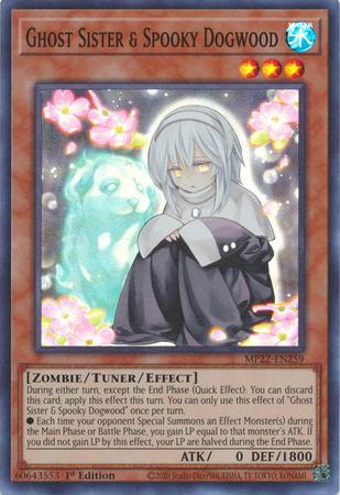 Ghost Sister & Spooky Dogwood - MP22-EN259 - Super Rare 1st Edition